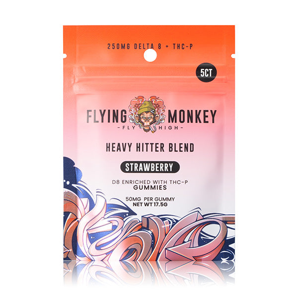 Flying Monkey | Delta 8 + THC-P Heavy Hitter Blend Gummies - 250mg