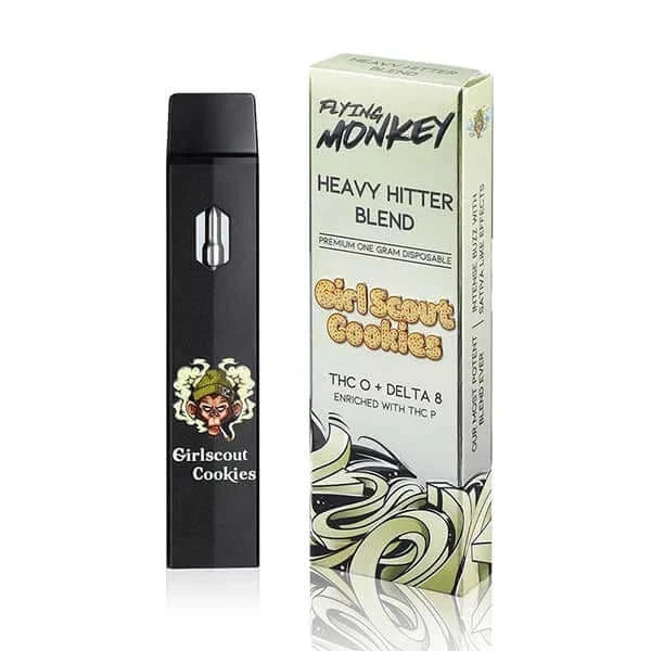 Girl Scout Cookies Hybrid THC-O + Delta 8 With THC-P Disposable Vape pen By Flying Monkey