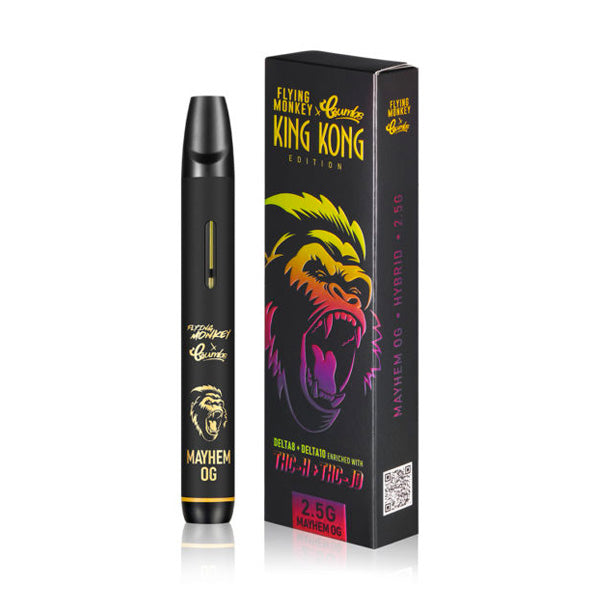 Delta 8 + Delta 10 + THC-H + THC-JD King Kong Disposable By Flying Monkey