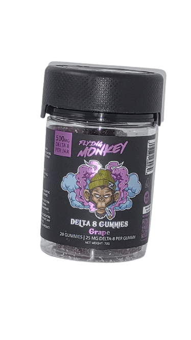 Grape Indica Delta 8 Gummies By Flying Monkey