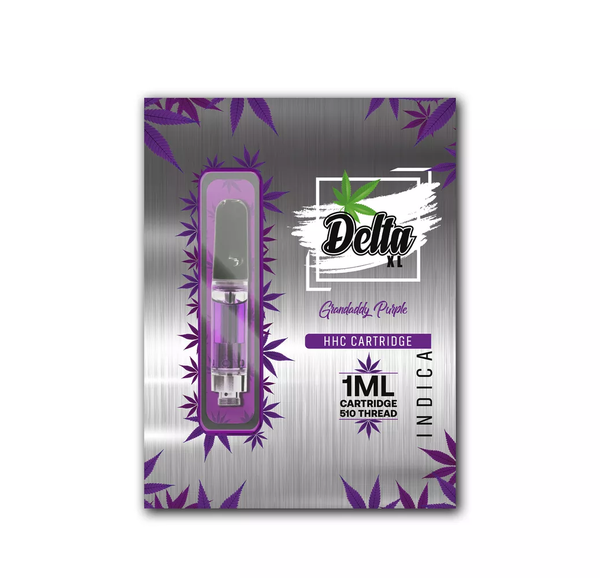 Granddaddy Purple Indica HHC Vape Cartridge By DeltaXL