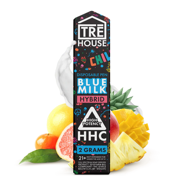 Blue Milk Hybrid HHC Rechargeable Disposable By TreHouse