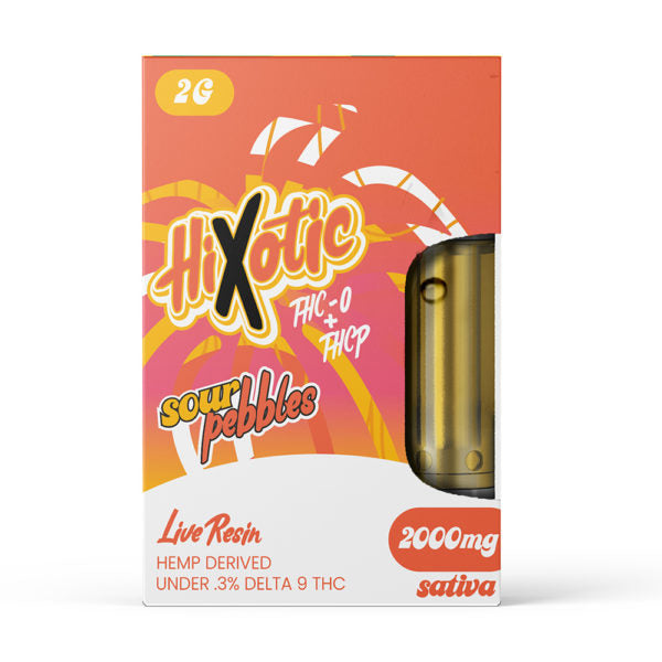Live Resin THC-O + THC-P Cartridge By HiXotic