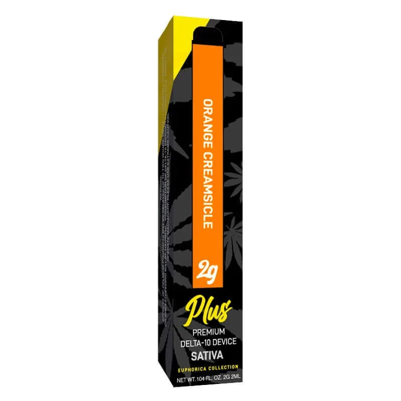 Orange Creamsicle Sativa Premium Delta 10 THC Disposable Vape Device By Delta Extrax (Delta Effex)