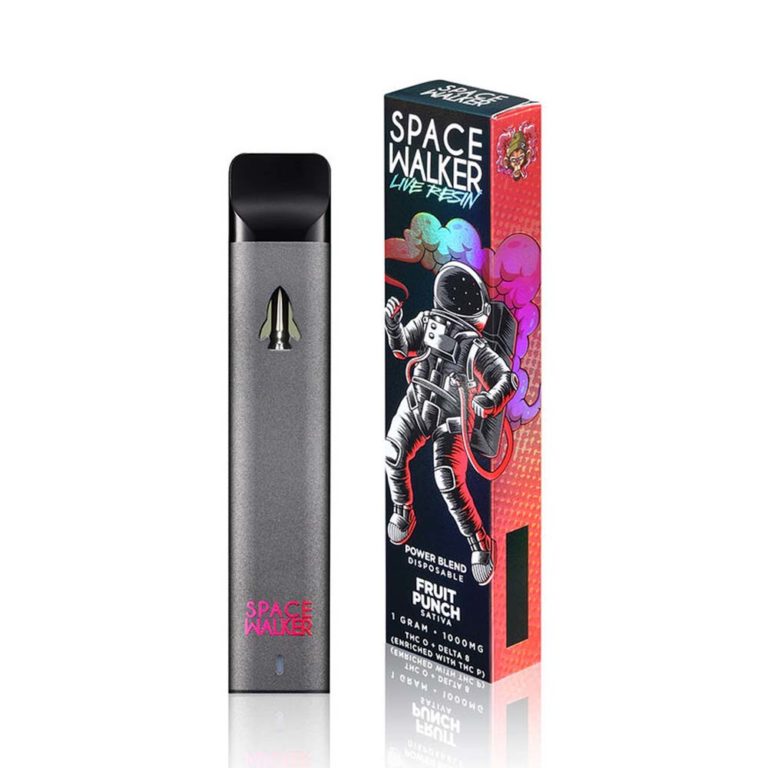 Delta 8 + THC-O + THC-P Live Resin Power Blend Disposables By Space Walker