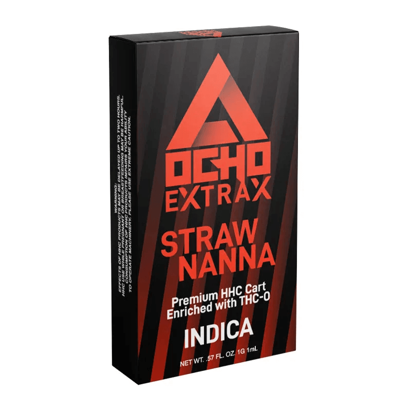 Straw Nanna Indica THC-O + HHC Vape Cartridge By Delta Extrax (Delta Effex)