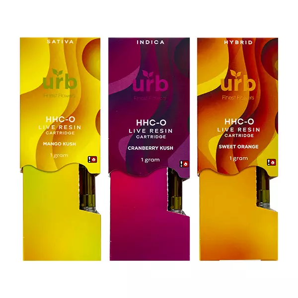 HHC-O Live Resin Cartridges By Urb